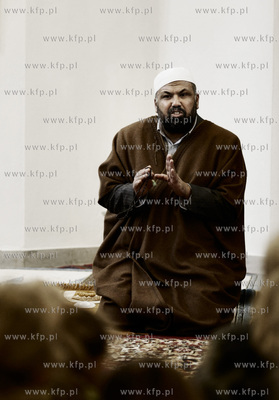 Gdansk. Meczet. Uroczystosci zwiazane z 23 rocznica...