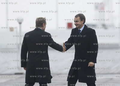 Sopot. Spotkanie premiera RP Donalda Tuska z premierem...