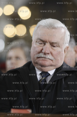 Gdansk. Bazylika Mariacka. Msza sw. za tragicznie zmarlych...