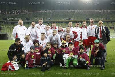 Gdansk. PGE Arena. Mecz reprezentacji budowniczych...