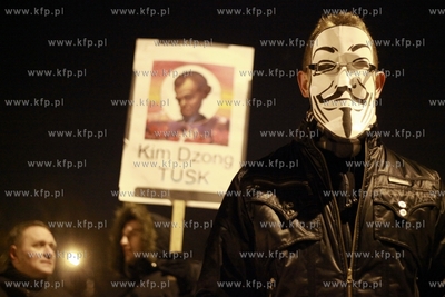 Gdańsk, Protest przeciwko podpisanej przez Polskę...