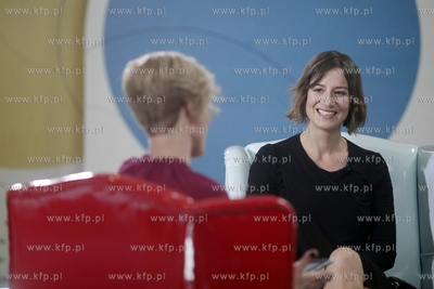 38 Gdynia Festiwal Filmowy. Nz. aktorka Maja Ostaszewska...