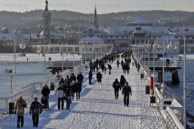 Sopot. Molo. 29.12.2014 fot. Krzysztof Mystkowski /...