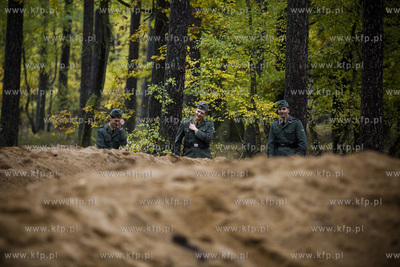 Lasy piaśnickie koło WejherowaPlan zdjęciowy filmu...