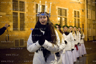 Gdansk. Dlugi Targ. Orszak sw. Lucji ze Szwecji.
01.12.2015
fot....