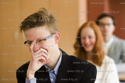 Gdańsk. Gimnazjum nr 25. Pierwszy dzień egzaminów...