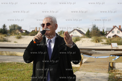 Uroczystośc otwarcia sztucznej wydmy na terenie Stacji...