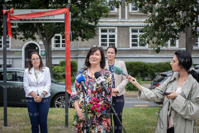 Skwer im. Macieja Kosycarza - uroczystość odsłonięcia...