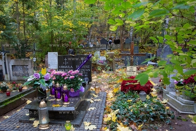 Gdańsk, Cmentarz Srebrzysko. Prezentacj projektu Znani-Niezapomniani....