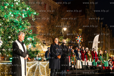 Gdańsk, ul. Długi Targ. Gdańska Wigilia 2024. 22.12.2024...