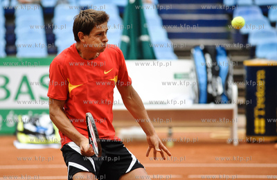 Sopot. Korty SKT. Zawody BNP Paribas Polish Open.
Nz...