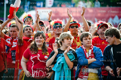 Gdansk. Fanzone - Strefa Kibica. Relacja meczu Mistrzostw...