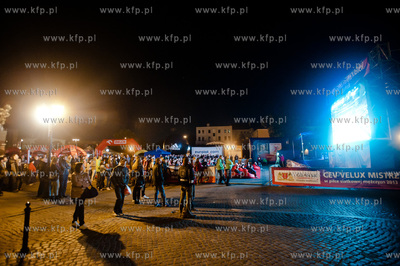 Gdansk. Targ Weglowy. Strefa kibica towarzyszaca Mistrzostwa...