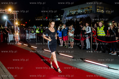 Sopot. Molo. Gala wreczenia Diamentowego Klapsa Filmowego...