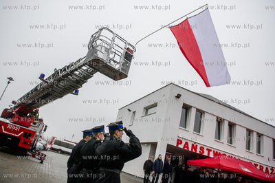 Gdańsk. Oddanie do użytku Strażnicy Jednostki Ratowniczo...