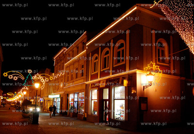 W Wejherowie swiateczne. Wejherowski rynek i deptak...