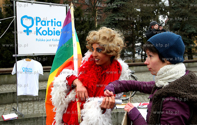 Szczecin - Manifestacja Różnorodności majaca na...