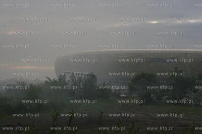 Pozar budynku przy ul. Starowiejskiej 11 w Gdansku-Letnicy....