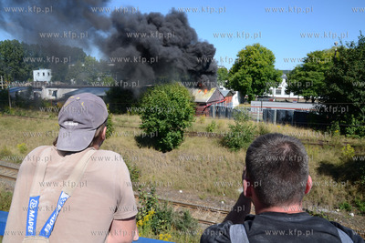Pozar w Gdyni Grabowku. 26.08.2013 fot. Andrzej J....