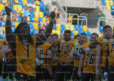 Gdynia. Stadion Miejski. Futbolisci Seahawks znow mistrzami...