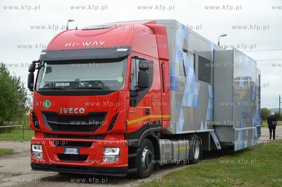 Gdynia. Prezentacja symulatora lokomotywy SIMTRAQ....