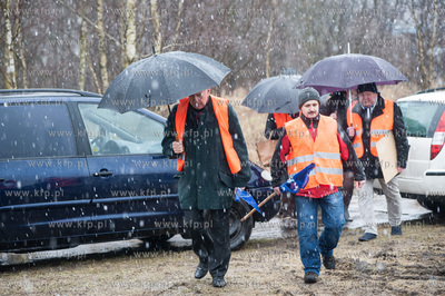 Mianowice koło Słupska. Blokada drogi krajowej numer...