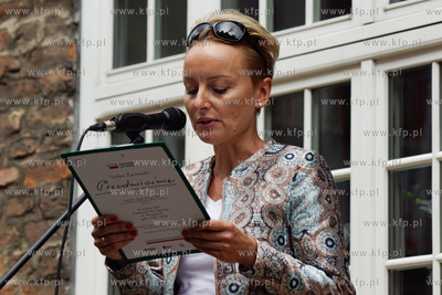 Gdańsk. Biblioteka na ul. Mariackiej. Narodowe czytanie...