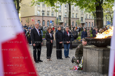 Uroczystości pod pomnikiem Martyrologii Polskich Mieszkańców...