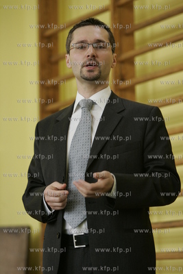 Jaroslaw Walesa - Posel na Sejm RP - podczas spotkania...