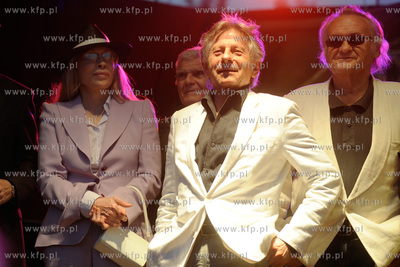 GDAŃSK, FESTIWAL GWIAZD  2008.  Na sopockiej plazy...