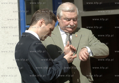 Imieniny Lecha i Danuty Walesow w ich domu na ul. Polanki...