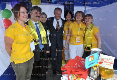 XIII Swiatowy Zjazd Kaszubow w Leborku. Gosciem Zjazdu...