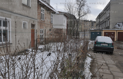 Gdansk Wrzeszcz. Podworko na ul. Brzozowej. 17.01.2012...