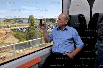 Pierwszy probny przejazd z pasazerami i i prezentacja...