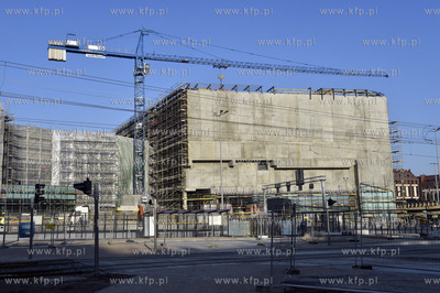 Gdańsk. Budowa Forum Gdańsk. 09.01.2018 fot. Maciej...