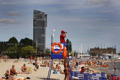 Gdynia. Ratownik na plazy.
19.08.2009
fot. Krzysztof...