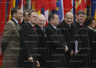 Sopot. Spotkanie premiera RP Donalda Tuska z premierem...
