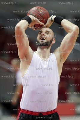 Sopot. Ergo Arena. Trening koszykarskiej druzyny narodowej...