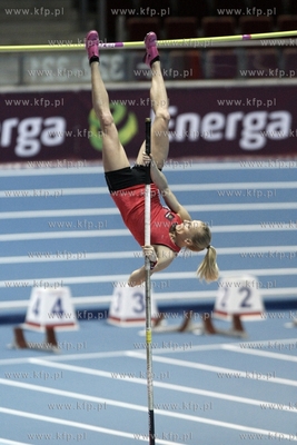 Trening skoczkini o tyczce Anny Rogowskiej, przed rozpoczynajcymi...
