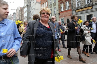 Gdańsk. Pola Nadziei. Nz. Henryka Strycharska Krzywonos.
26.04.2015
fot....