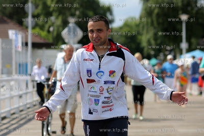 Gdańsk. Molo w Brzeźnie. Sebastian Bibro z Nowego...