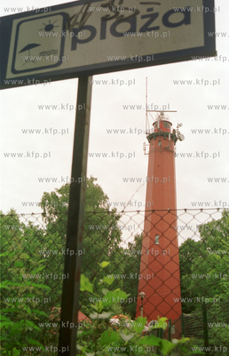 Latarnia morska w Helu. 17.06.2002 fot. Wojtek Jakubowski...