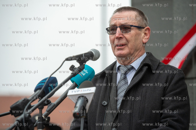 Budynek NSZZ Solidarność w Gdańsku. Uroczystość...