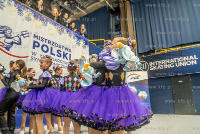 Hala Olivia. Mistrzostwa Polski w Łyżwiarstwie Synchronicznym...
