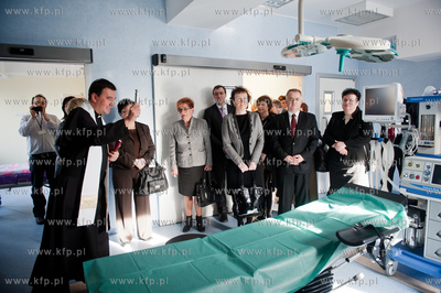 Gdansk. Uroczystosc otwarcia Zespolu Chirurgii wraz...
