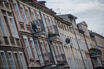 Gdansk. Wrzeszcz. Kamienice przy ulicy Grazyny. 04.09.2012...