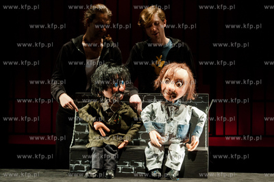 Gdansk. Teatr Wybrzeze. Scenie Malarnia. Proba medialna...