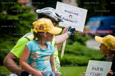 Politechnika Gdanska. Start wyprawy rowerowej do okola...