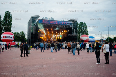 Gdansk. Plac Zebran Ludowych. Scena Muzyczna Gdanskiego...