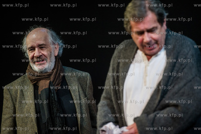 Gdansk. Teatr Szekspirowski. Proba medialna spektaklu...